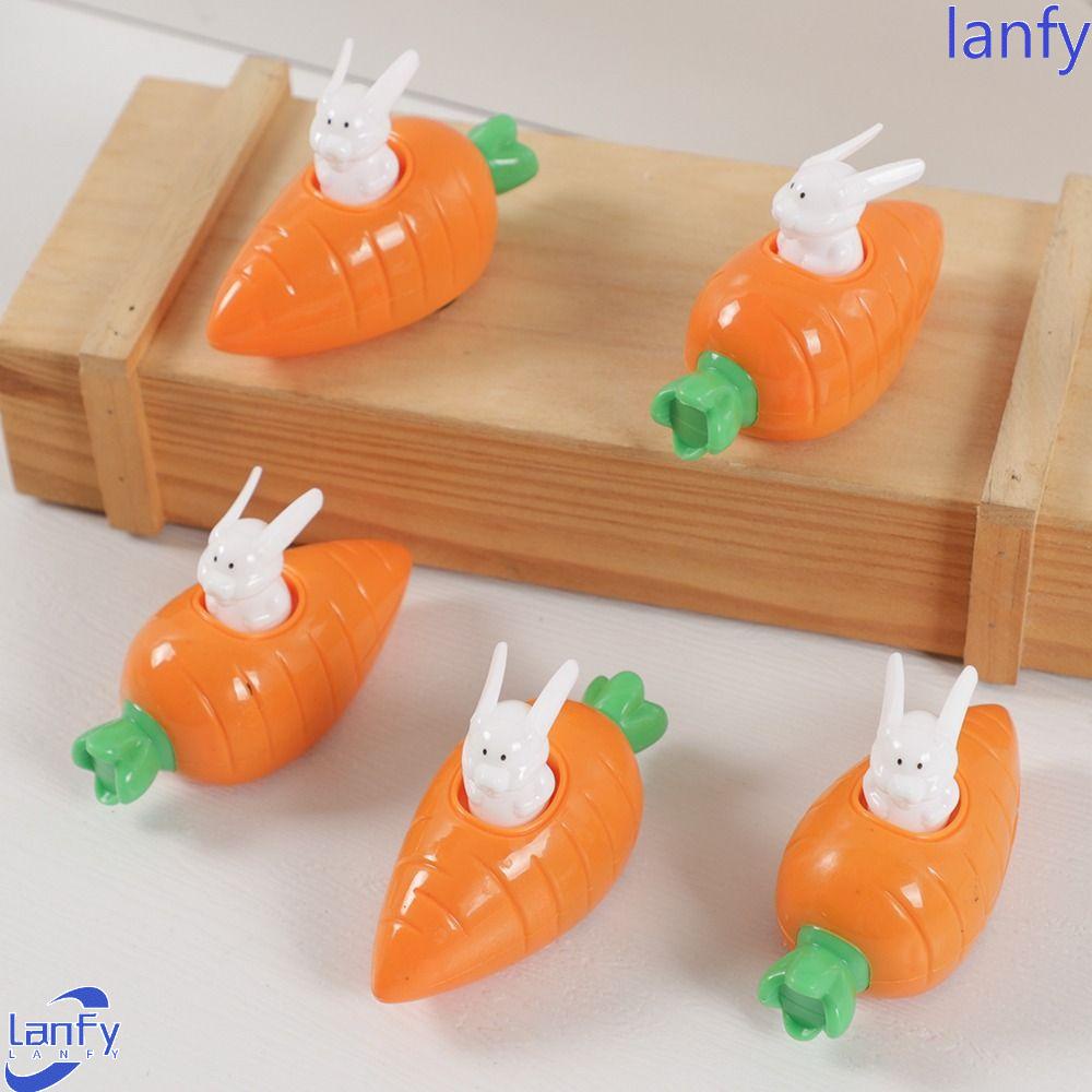 Lanfy Bunny Carrot Mobil Mainan Lucu Imut Untuk Hadiah Ulang Tahun Anak Hajatan &amp; Pesta Paskah Kendaraan Playset Mobil Main Hewan