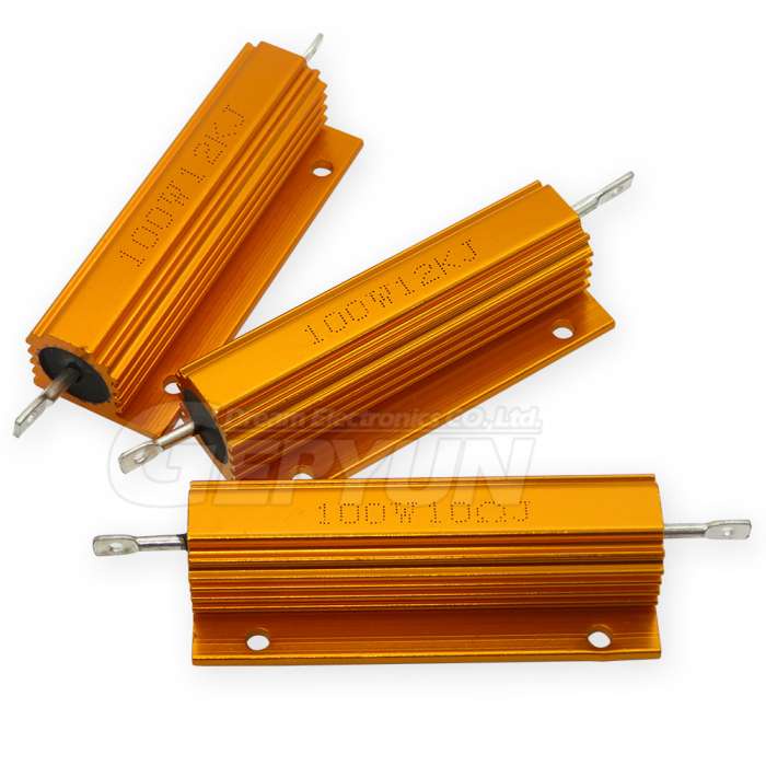 Resistor 100w 1 2 4 8 10 ohm Aluminium Clad Power Resistan 100 watt