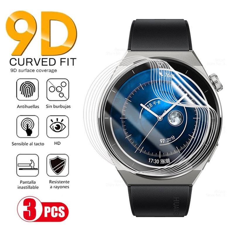 1-3 PCS Untuk Huawei GT2 GT3 Pro 42mm 43mm 46mm Soft Clear Film Runner Pelindung Layar Film Untuk Huawei Band Watch7 6 B6 B5 4 3 Fit 2 Pro