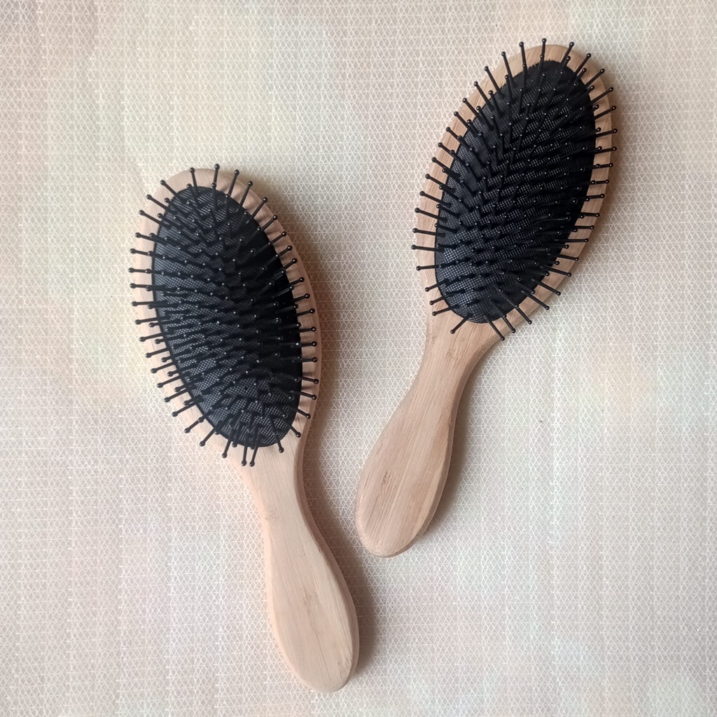 Yamata Sikat Rambut / Sisir Rambut Gagang Kayu / Sisir Kantung Udara Gagang Kayu / Sisir Rambut Anti Rontok / Alat Perawatan Rambut Sikat Anti Rontok / Hair Style Comb Salon