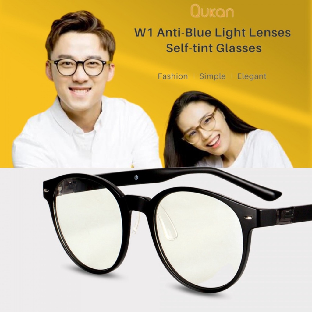 Qukan WellingtonX W1 Kacamata Modular Anti Blue Light Glasses