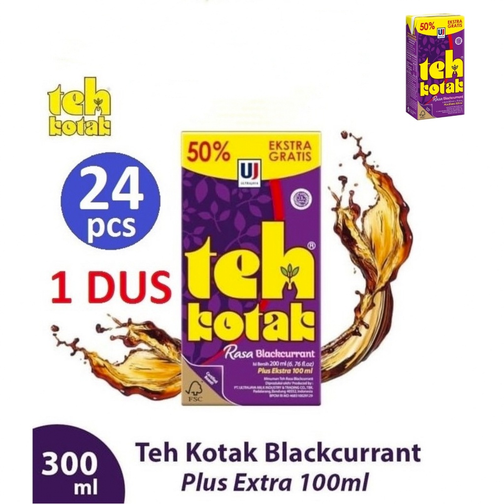 

TEH KOTAK ULTRA RASA BLACKCURRANT 300 ml ( 1 DUS ISI 24 )