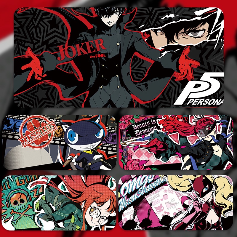 Persona 5alas Mouse Keyboard Game Khusus Alas Meja Mouse Pad Non slip