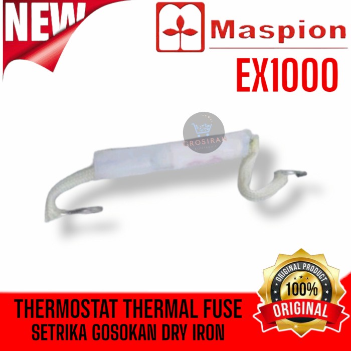 THERMOFUSE THERMAL FUSE MASPION SETRIKA EX1000 EX 1000 GOSOKAN DRY IRON ORIGINAL
