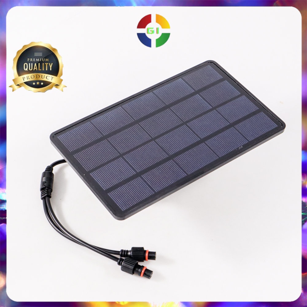 Lampu Gantung Hias Outdoor Solar IP65 Natural White 2 Lamp Black