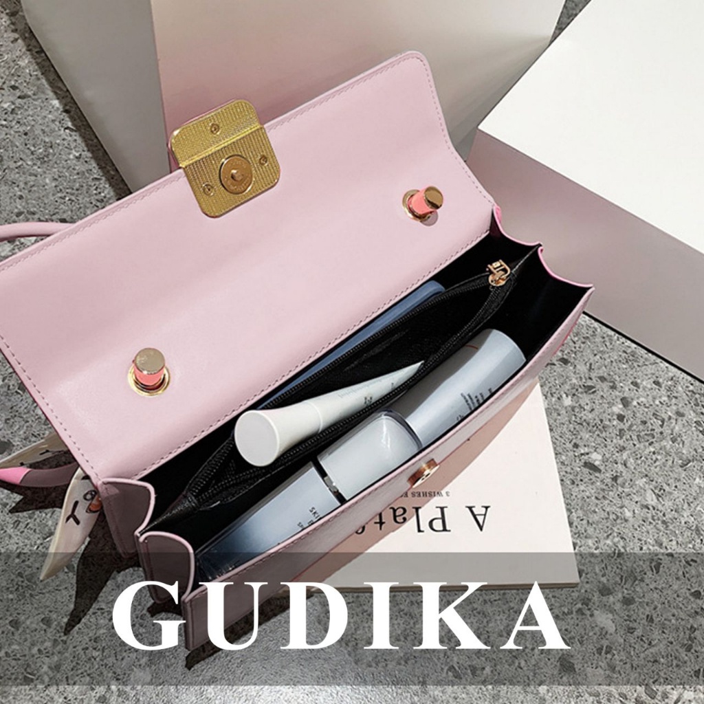 GUDIKA Elsa 302# - Tas Wanita Kulit OOTD Harian Korea Style - Tas Selempang Kekinian Import Original Terbaru - sling bag - shoulder bag - tas bahu - tas kulit - tas batam - tas pesta kondangan