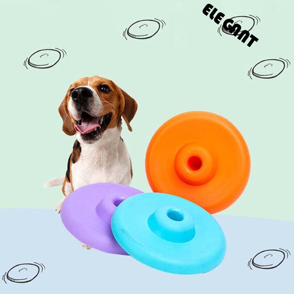 [Elegan] Pet Flying Disc PP Game Play Training Fetch Untuk Anjing Kecil Besar Interaktif Mengunyah Pelatihan Mainan Perlengkapan Hewan Peliharaan