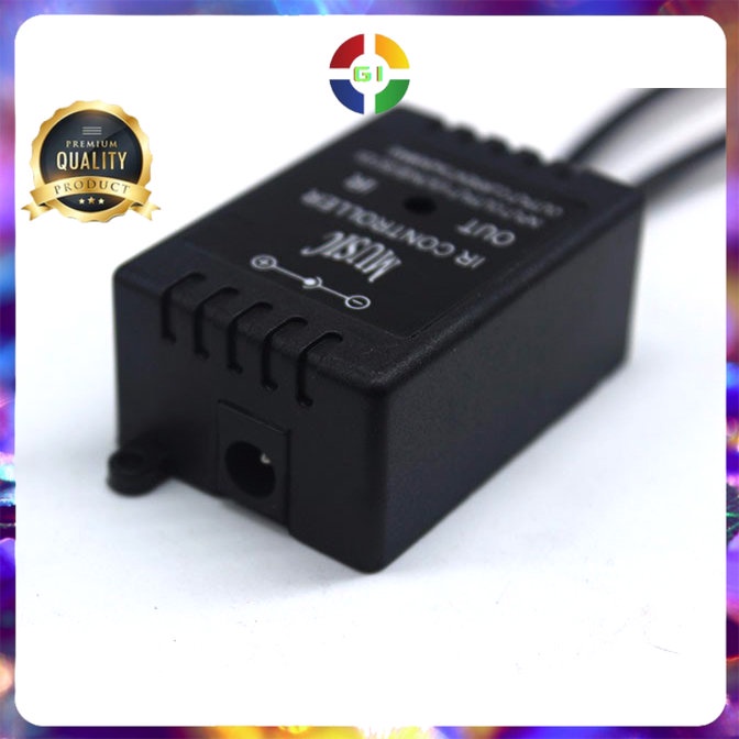 Controller Lampu LED Strip RGB 12V 72W 2A Black