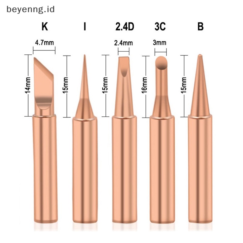 Beyen Ujung Solder Tembaga Murni Inti Dalam Kepala Besi Listrik Seri 900M Solder Tips ID