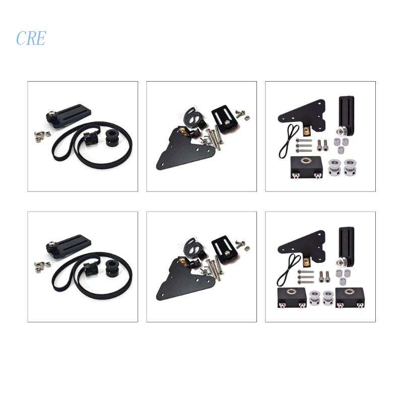 Cre 3D Printer Dual Z-Axis Lead Screw Aluminium Kit Timing Belt Untuk CR10/Ender3 3S Series Printers Accessaries