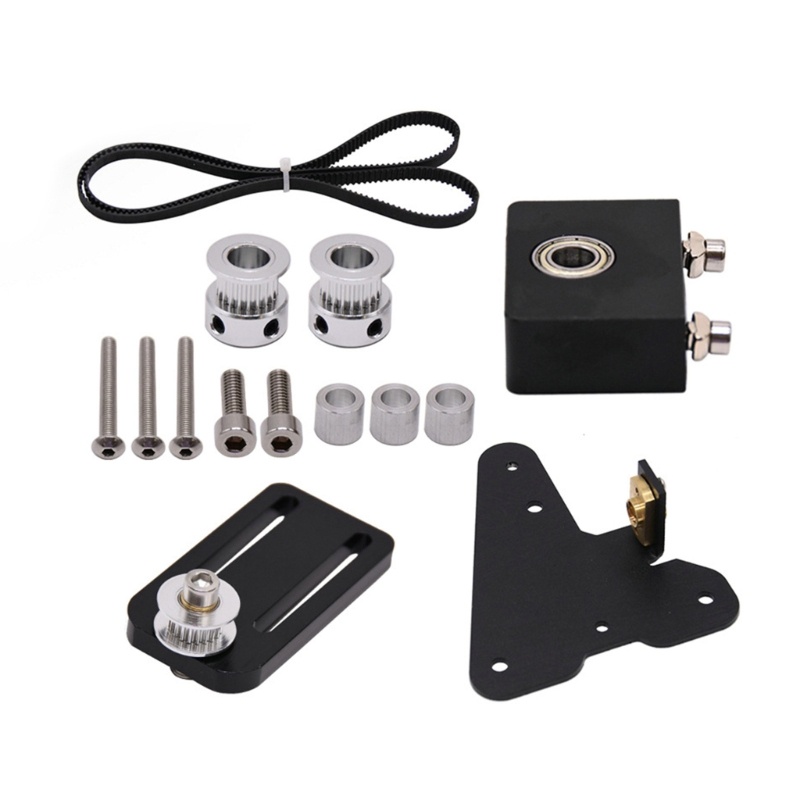 Vivi 3D Printer Dual Z-Axis Lead Screw Aluminium Kit Timing Belt Untuk CR10 Ender3 3S Series Printers Accessaries