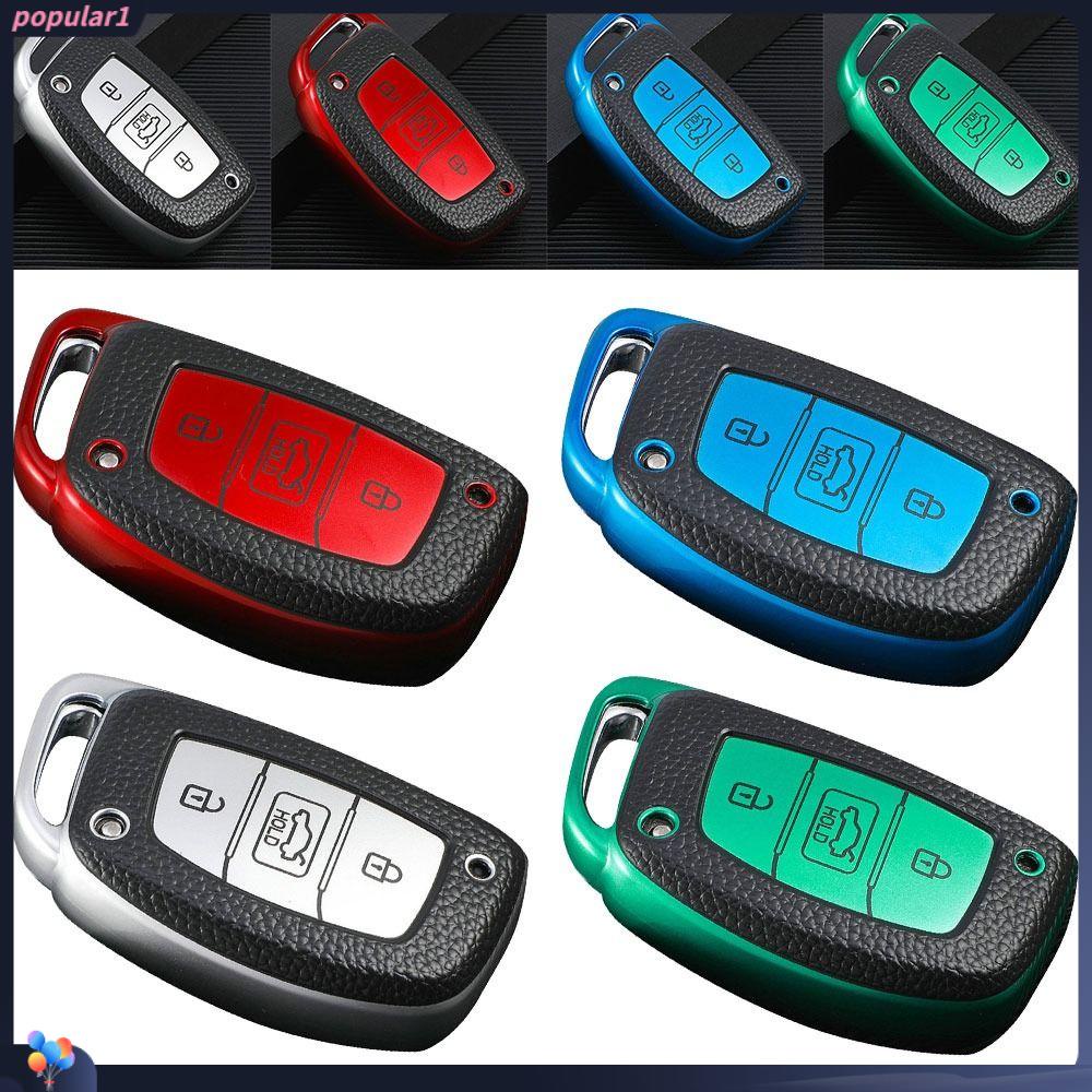 Populer Remote Key Case Baru Pelindung Kulit Key Fob Cover Untuk Hyundai iX20 I30 IX35 I40 Ix25