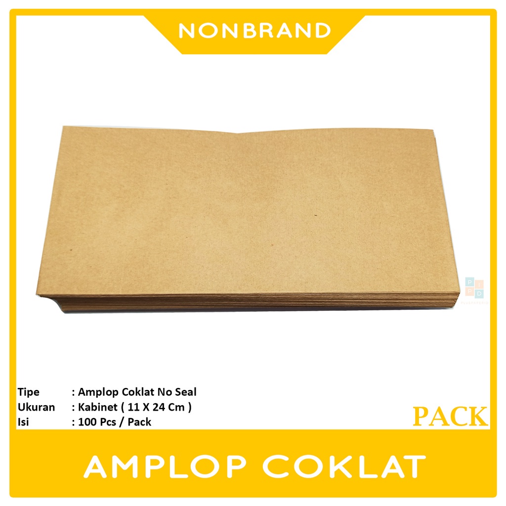 

PPID - Amplop Coklat Cabinet Tanpa Perekat - Pack