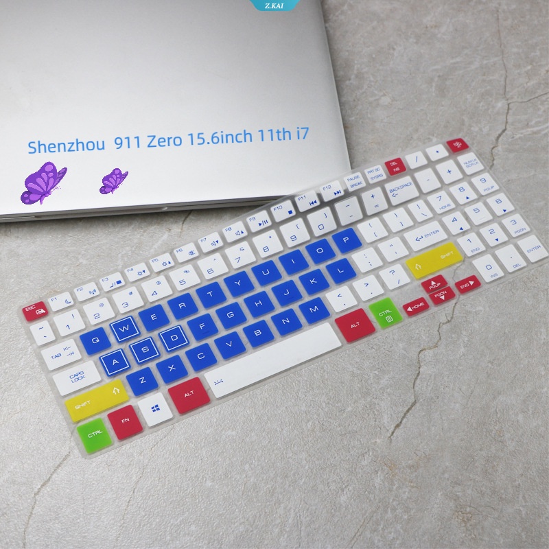 Keyboard Komputer Lembut Dan Nyaman Cover Pelindung Untuk Model Shenzhou 911 Zero 15.6inch 11th I7 Tahan Air Film Pelindung Silikon Full Coverage Keyboard Film [ZK]