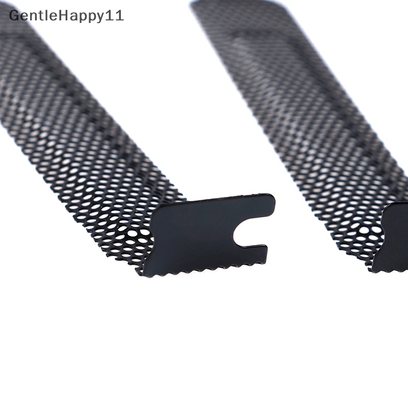 Gentlehappy 10Pcs Baru Hitam PCI slot Penutup filter Debu blanking plate hard steel id