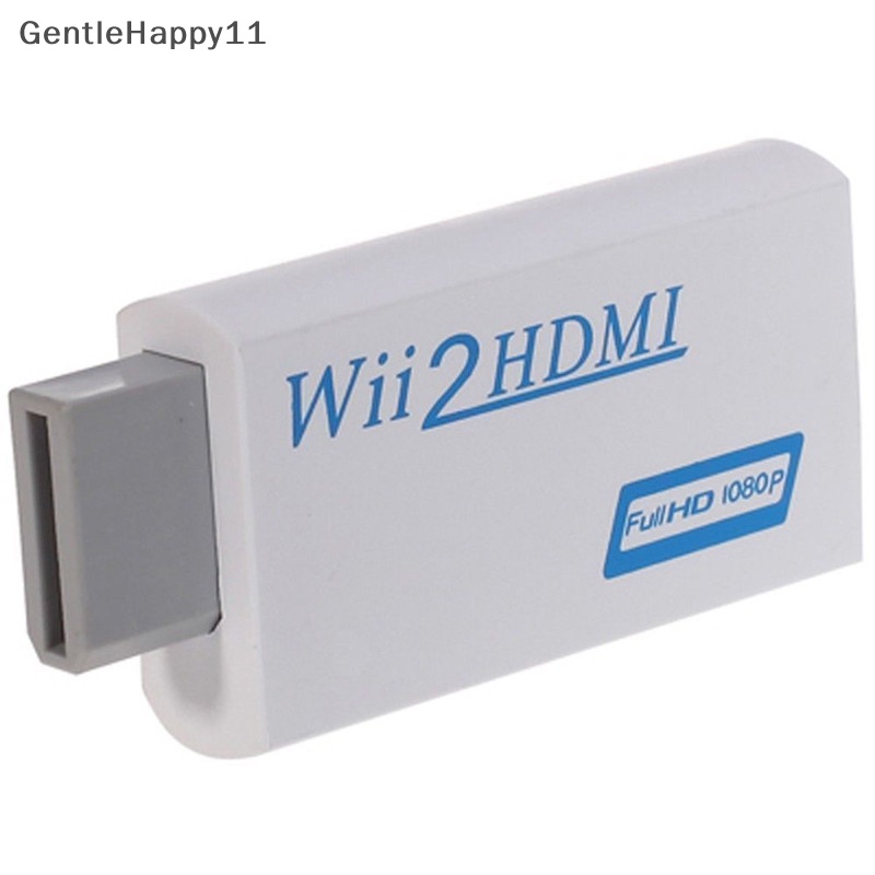 Gentlehappy Konektor Adapter Converter HD Wii To HDMI 1080P/720P Upscaling Dengan id 3.5MM