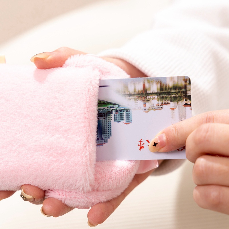 Sanrio 3inch Kartun Mewah Kpop Album Card Holder Kartu Bus Bank ID Card Pelindung Display Lengan Siswa Tas Liontin Hadiah