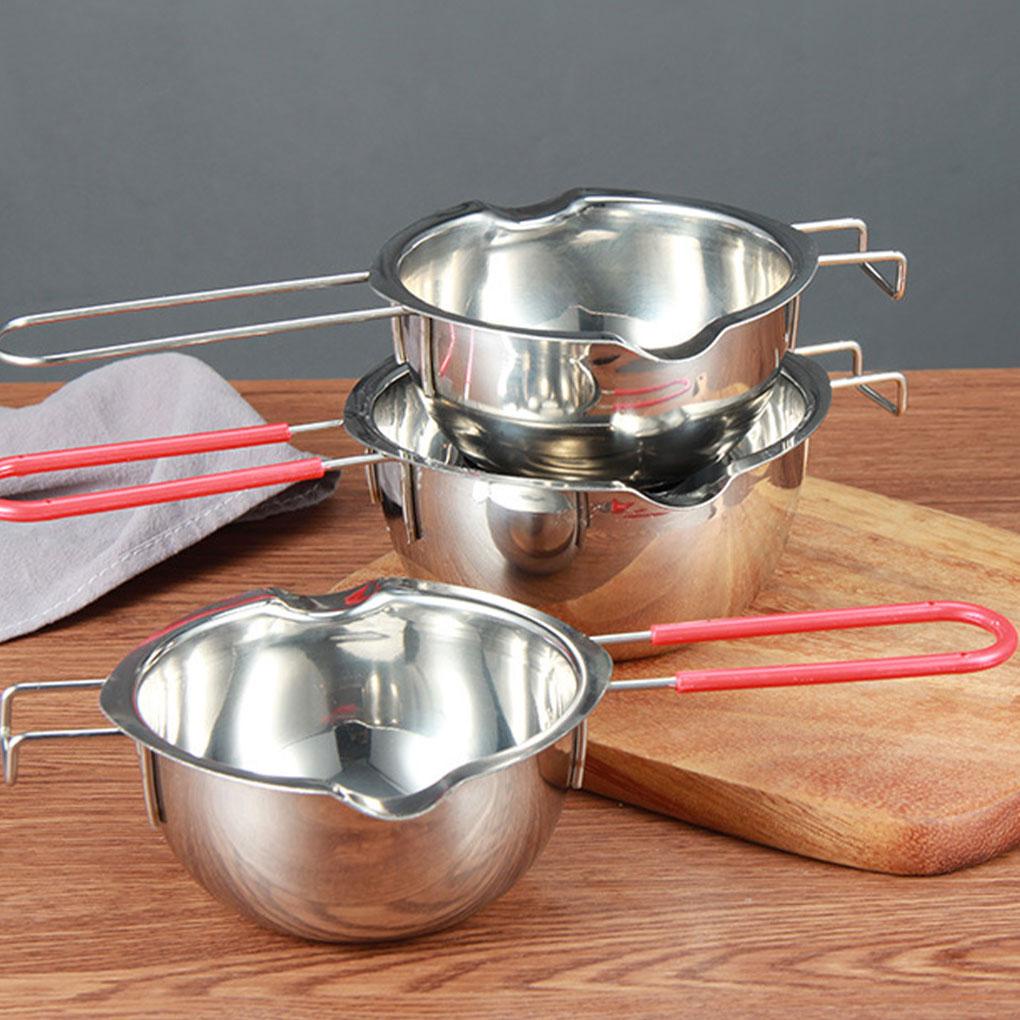 304double Boiler Handheld Heating Baking Tools Mangkok Kopi Steamer Melting Bow Pot Pan Untuk Keju Coklat Mentega