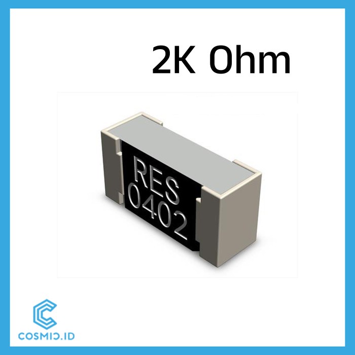 Resistor 2K KiloOhm 2KOhm 2KΩ KΩ 0402 SMD SMT SMD0402