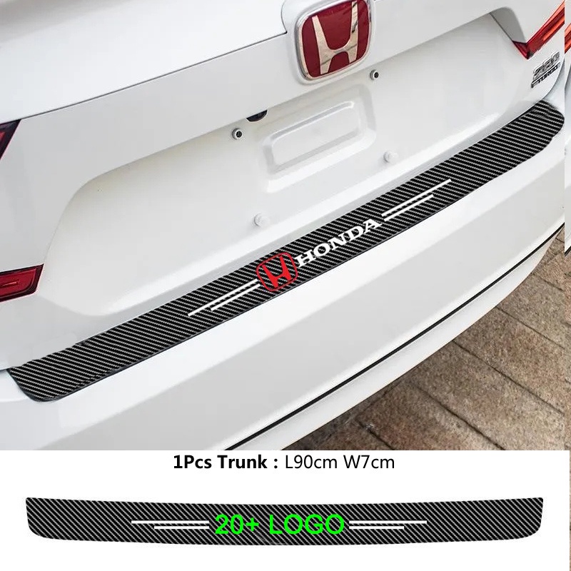 Strip Pelindung Bagasi Mobil rear trunk doorsill Kartun Lucu universal Papan Penjaga Belakang Tabrak Dan Gores strip Stiker Pelindung