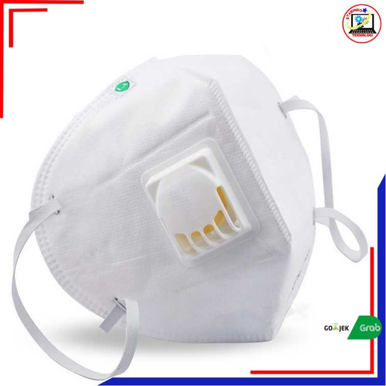 3D Masker Filter Udara Anti Polusi Respirator N95 - 9001V STARINDO