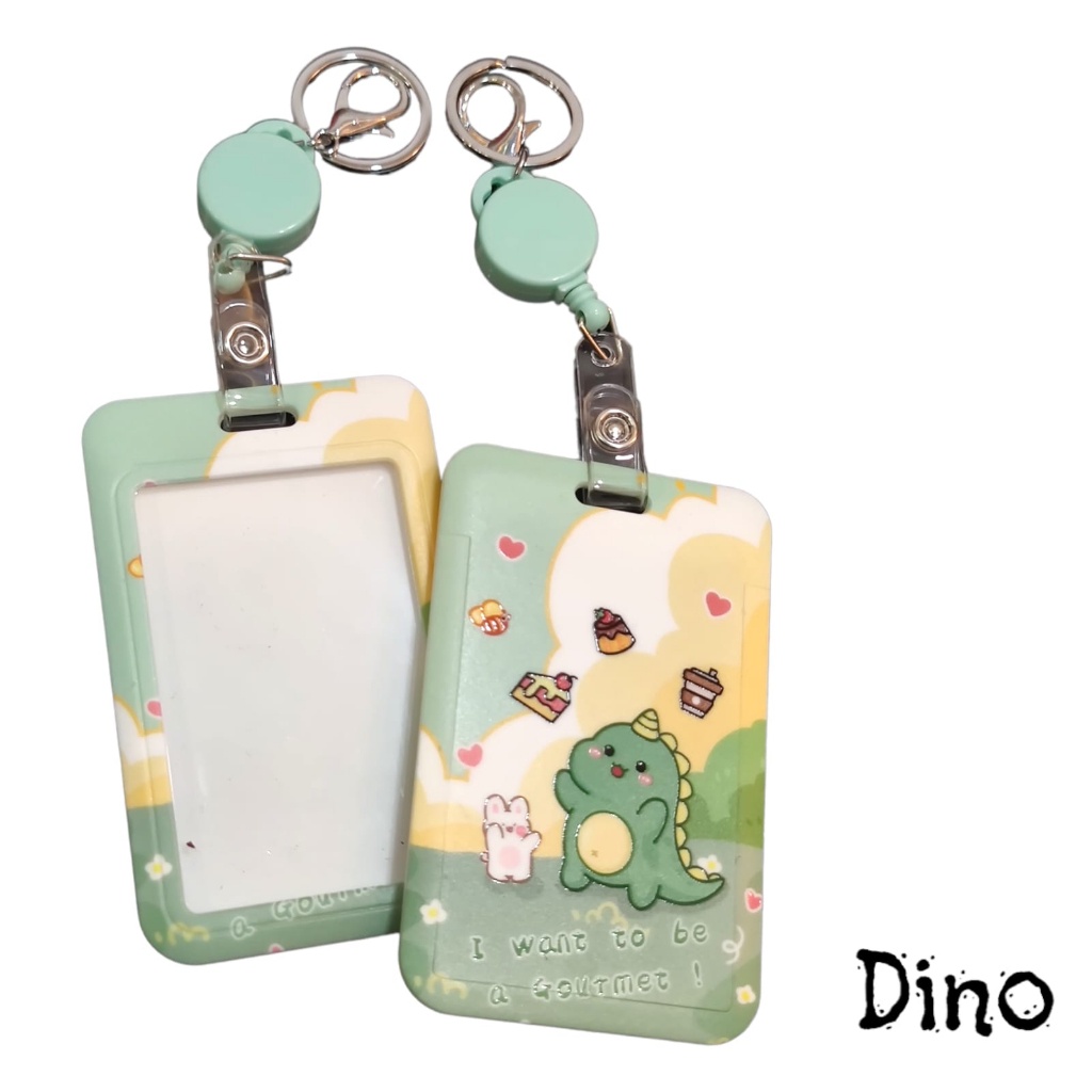 LANYARD MOMO KARAKTER ID NAME TAG/ CARD TAG/ GANTUNGAN HOLDER KUNCI KEYCHAIN KARTU KANTOR