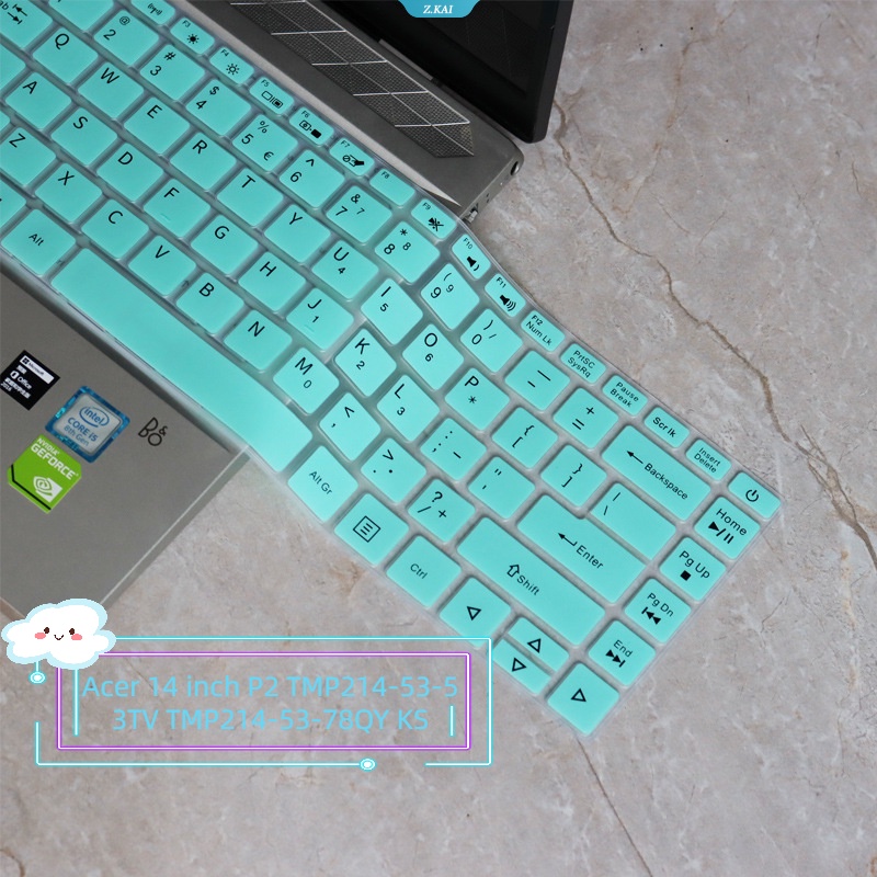 Cover Keyboard Laptop TPU Untuk Model Acer 14inch P2 TMP214-53-53TV TMP214-53-78QY KS Film Keyboard Kulit Pelindung Kelembaban [ZK]