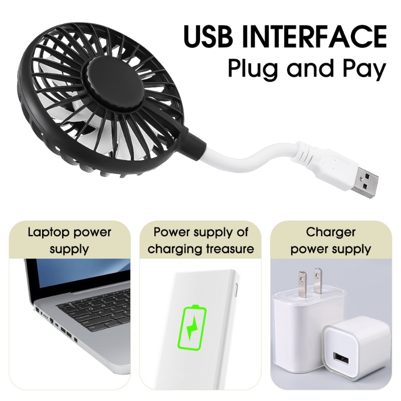 Adjustable Stylish Indah USB In-line Kipas Angin Multifungsi Musim Panas Pendingin Kantor Asrama Desktop Luar Ruangan Portabel Saku Silent Mini Fan