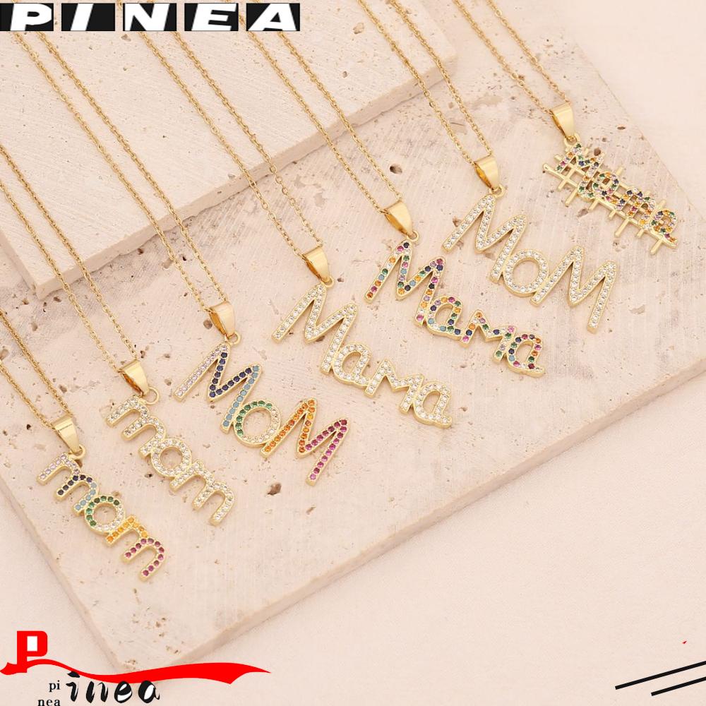 Kalung Nanas Fashion Perhiasan Hadiah Hari Ibu Cubic Zirconia Elegan Choker