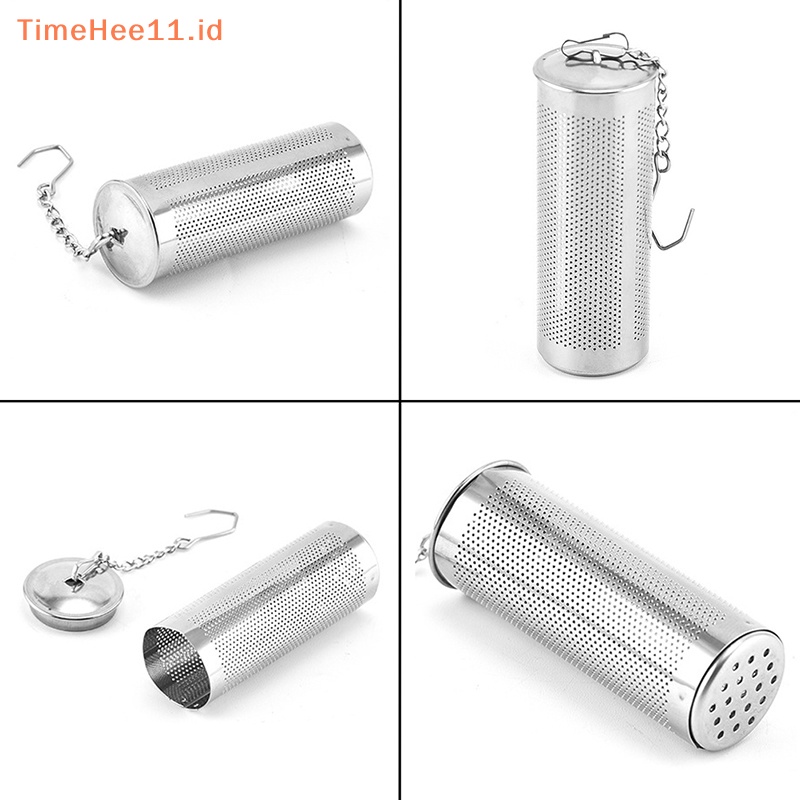 Timehee Saringan Teh Loose Leaf Tea And Spices Infuser Stainless Steel Dengan Hook ID