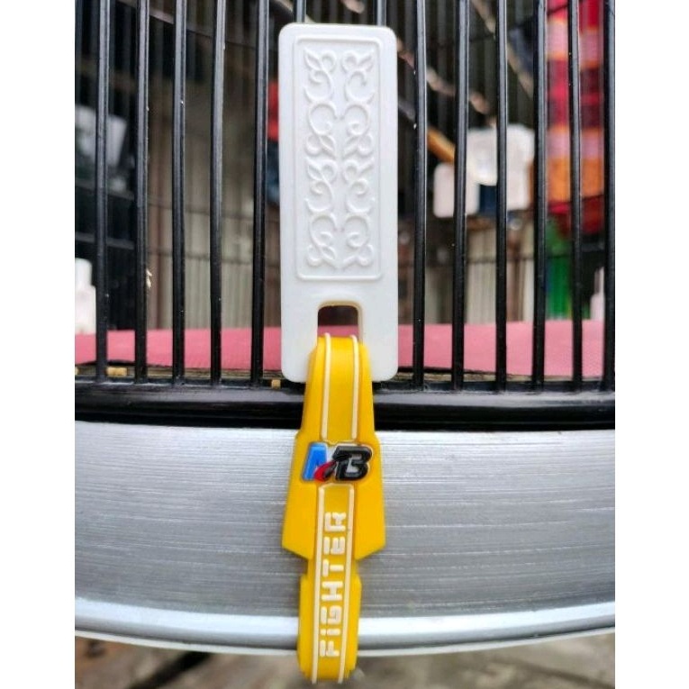 JUAL JEPITAN KARET KLEM TEBOK MERK FIGHTER  KAKI TEBOK SANGKAR BURUNG MURAI LOVEBIRD ANIS