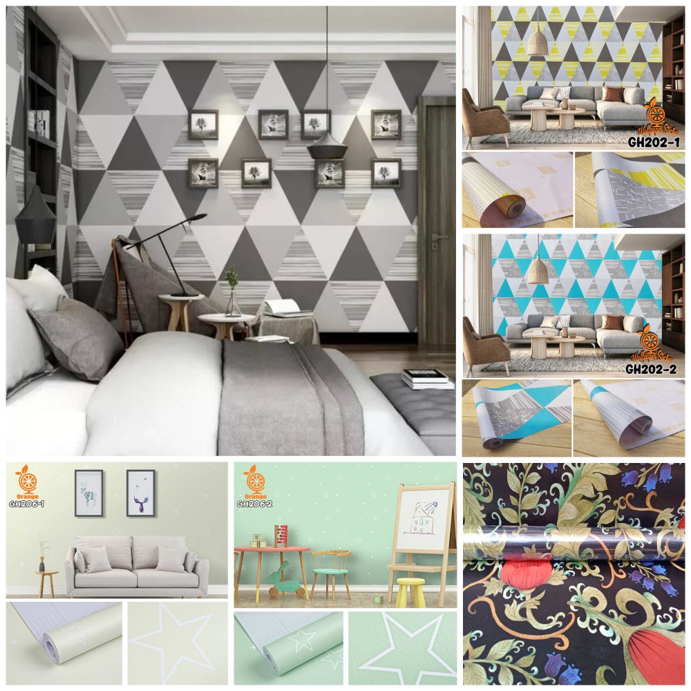 Wallpaper Sticker ORANGE GH 201-206