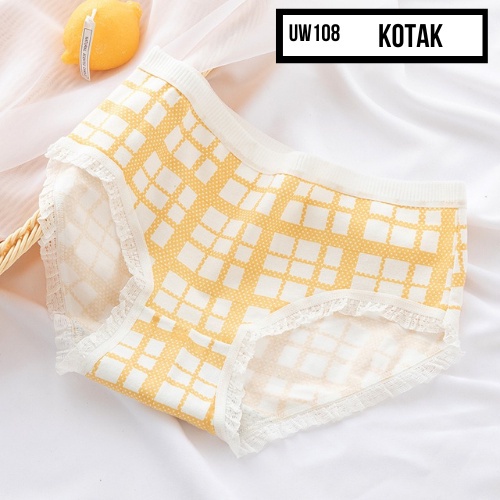 Celana Dalam Wanita Karakter Kartun Renda Lucu Pakaian Dalam Remaja