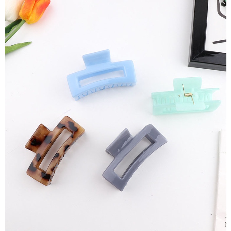 Geometri Jepit Rambut Korea Fashion Gripping Plate Hair Headdress Elegant Large Hairpin Aksesoris Rambut Sodoo - SG