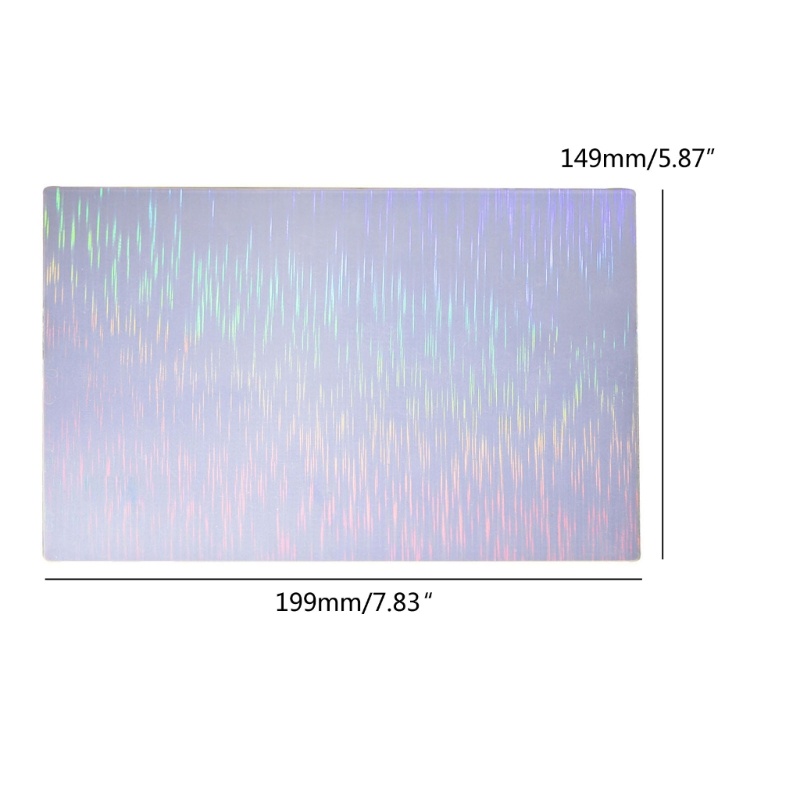 Siy Kaca Film Hias Holo Silikon Sheet Insert Untuk Epoxy Resin