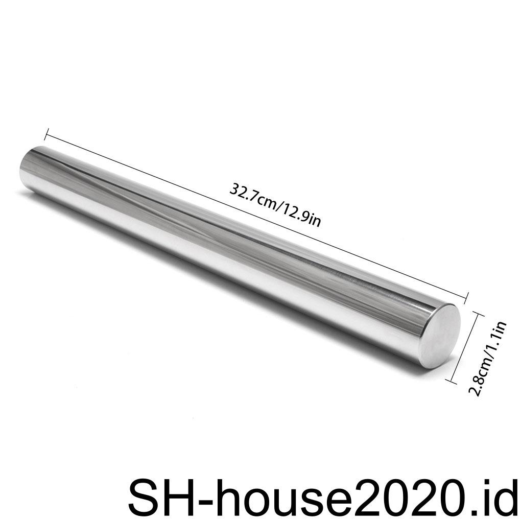 Rolling Pin 304stainless Roller Dapur Masak Baking Pastry Rolling Rod