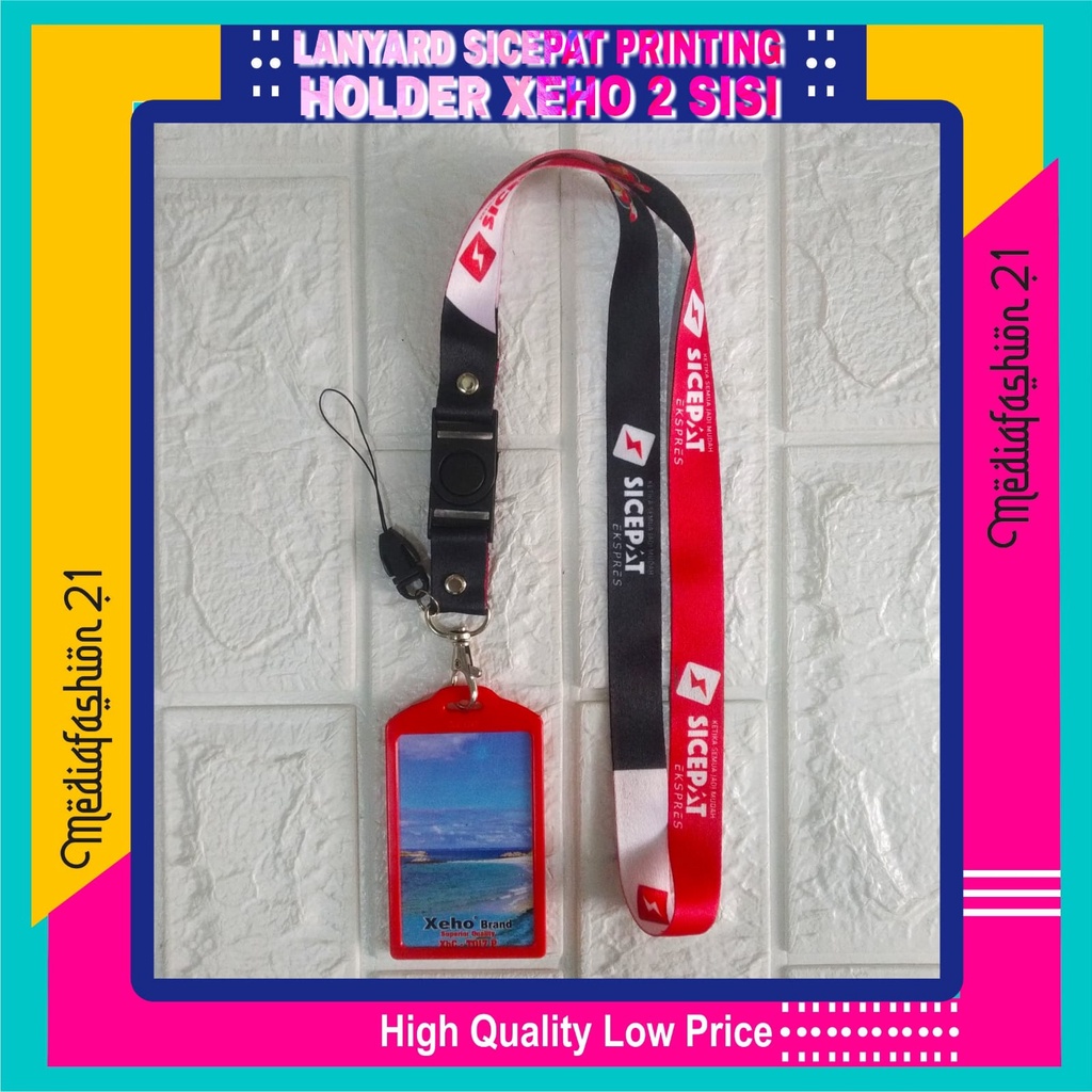 

Sicepat Lanyard / Tali Gantungan ID Card - Strap ID, HP/Flashdisk (Paket Lengkap Murah)