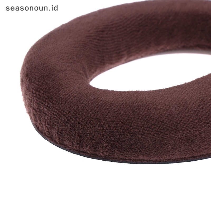 Seasonoun 1pasang Bantalan Bantalan Telinga Untuk Sennheiser HD515 HD555 HD595 HD598 PC360 Headphone Pengganti Earpads Earmuff Headphone Sponge Cover.