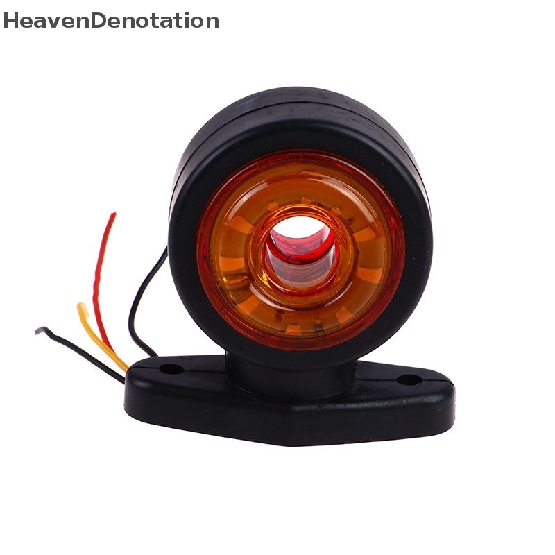 [HeavenDenotation] 1pcs 12v-30v Lampu Truk Lampu Trailer Tail Light Indikator Penanda Samping Truk HDV