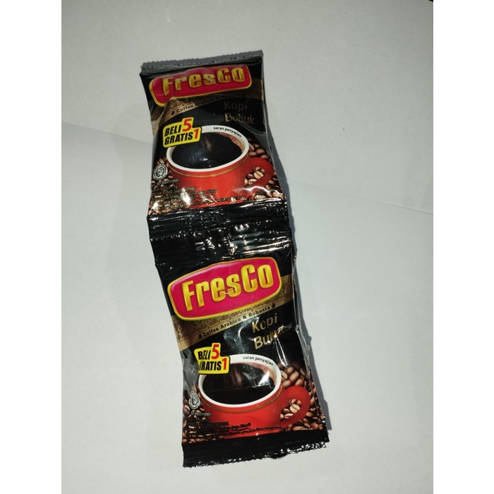

Fresco kopi bubuk rtg 7gr*10pcs / Kopi bubuk renteng