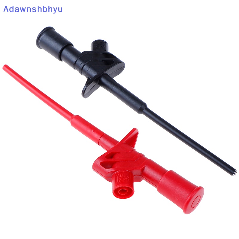 Adhyu Profesional Insulated Quick Test Hook Clip Tegangan Tinggi Fleksibel Tesg Probe ID