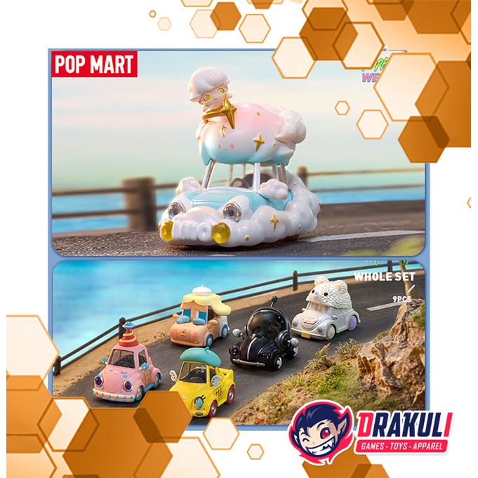 Toys Pop Mart PopCar Happy Weekend Series (Assorted)