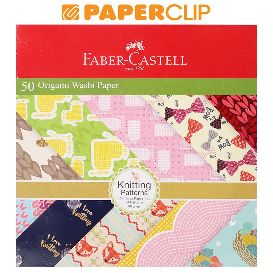 

KERTAS LIPAT FABER CASTELL WASHI PAPER 171515 KNITTING PATTERNS