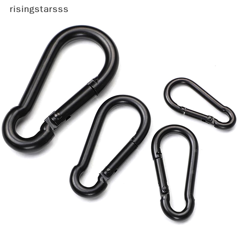 Rsid Span-new Gantungan Kunci Logam Klip Kait D Carabiner Hooks Konektor Untuk Membuat Perhiasan Key Ring Temuan DIY Grosir Jelly