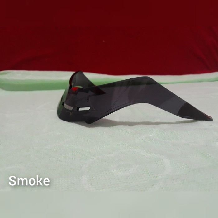 spoiler helm kyt dj maru/spoiler kyt dj maru/spoiler dj maru - hitam smoke