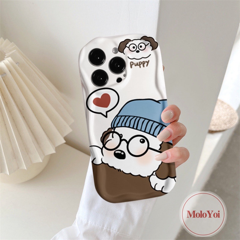 Cute Puppy Soft Tpu Couple Back Case Kompatibel Untuk iPhone XR XS X Max 8Plus 7 6s 8 6 Plus 11 14 13 12 Pro Max 7Plus SE 2020 Kartun Lucu Doraemon Kelinci Ponsel Cover