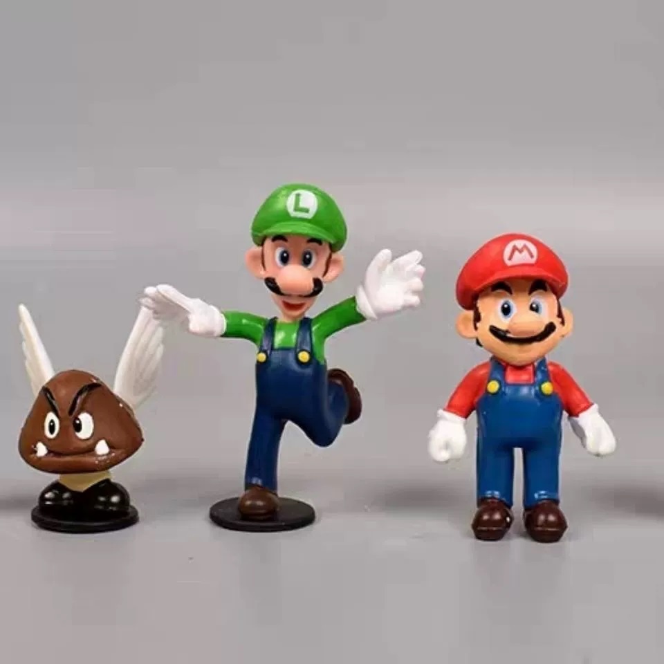 Game Super Mario Mainan Mario Luigi Odyssey Figure Mario Bros PVC Action Figure Model Anak Boneka Mainan