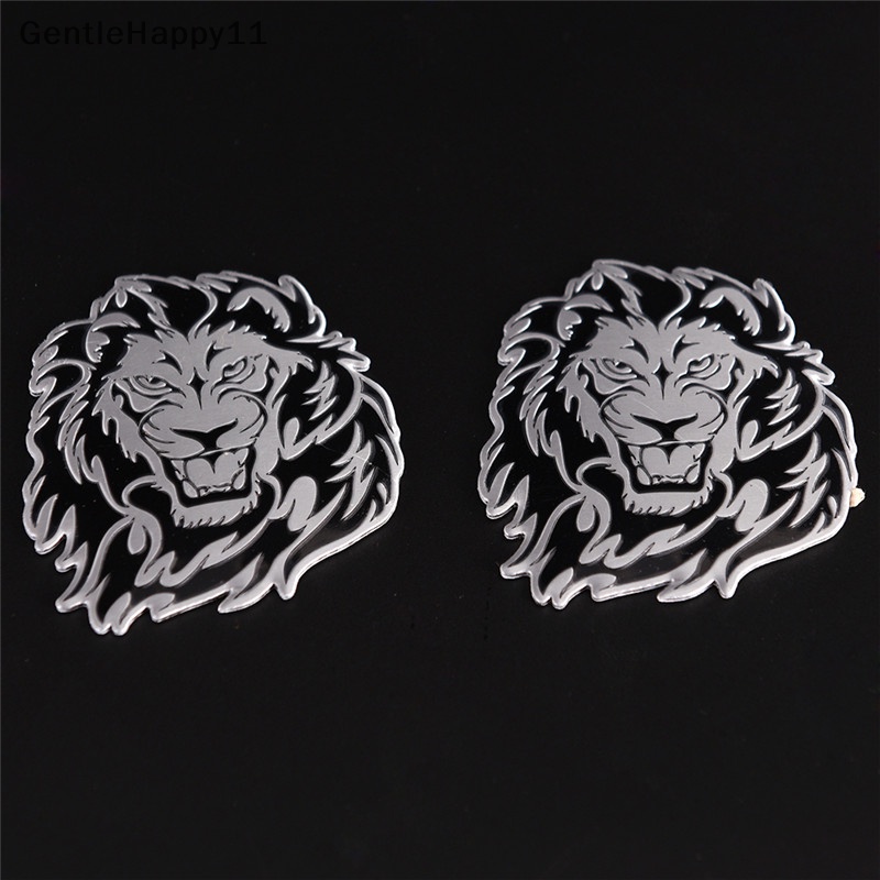 Gentlehappy 3D Mobil Paduan Aluminium er Kepribadian lion auto o badge emblem tail decal id