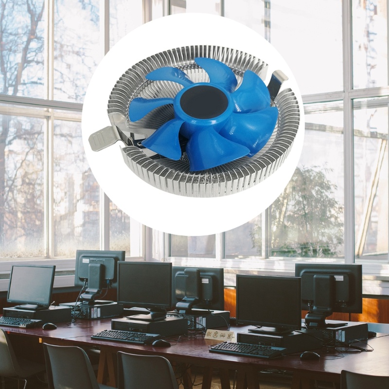 Bt Efisien CPU Cooler Aluminium Sirip Pendingin Udara CPU Kipas Untuk LGA1150 1151 1155 1156 775 AM4 AM3+AM3 AM2+AM2 FM1