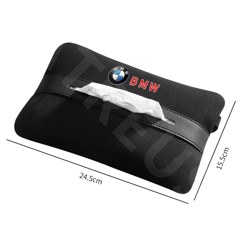 Bmw Tas Penyimpanan Tisu Mobil Car Seat Armrest Box Paper Towel Box Untuk BMW E36 E46 E30 E90 F10 F30 E39 E60 X1 E84 F48 F25 X3 E83 X5 F15